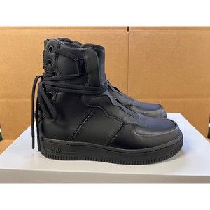 Women's - NEW Air Force 1 Rebel XX Triple Black Sneakerboot AO1525-001 AF1 Rare